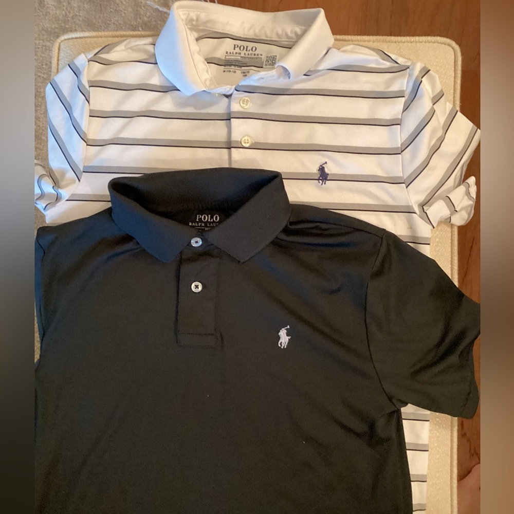 Set of 2 boys Ralph Lauren performance polos size 10-12
